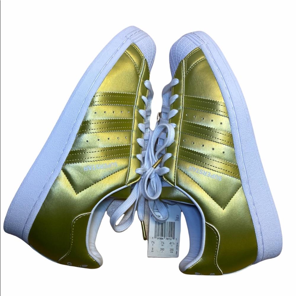 Adidas Originals Superstar Gold Metallic Sneakers